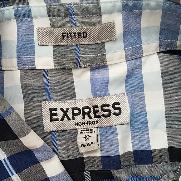 Express fitted button up collared shirt - Picture 3 of 5